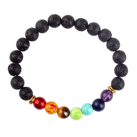 Bracelet de yoga - Pierres Volcaniques