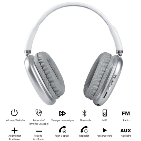 Casque sans fil Bluetooth